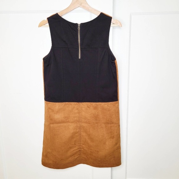Sanctuary Village Suede Color Block Shift Dress - Picture 3 of 6